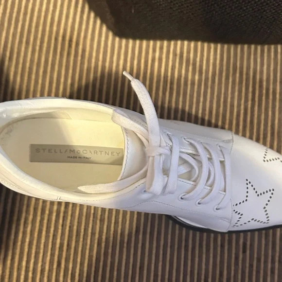 Stella McCartney White Star Sneakers - Picture 8 of 14